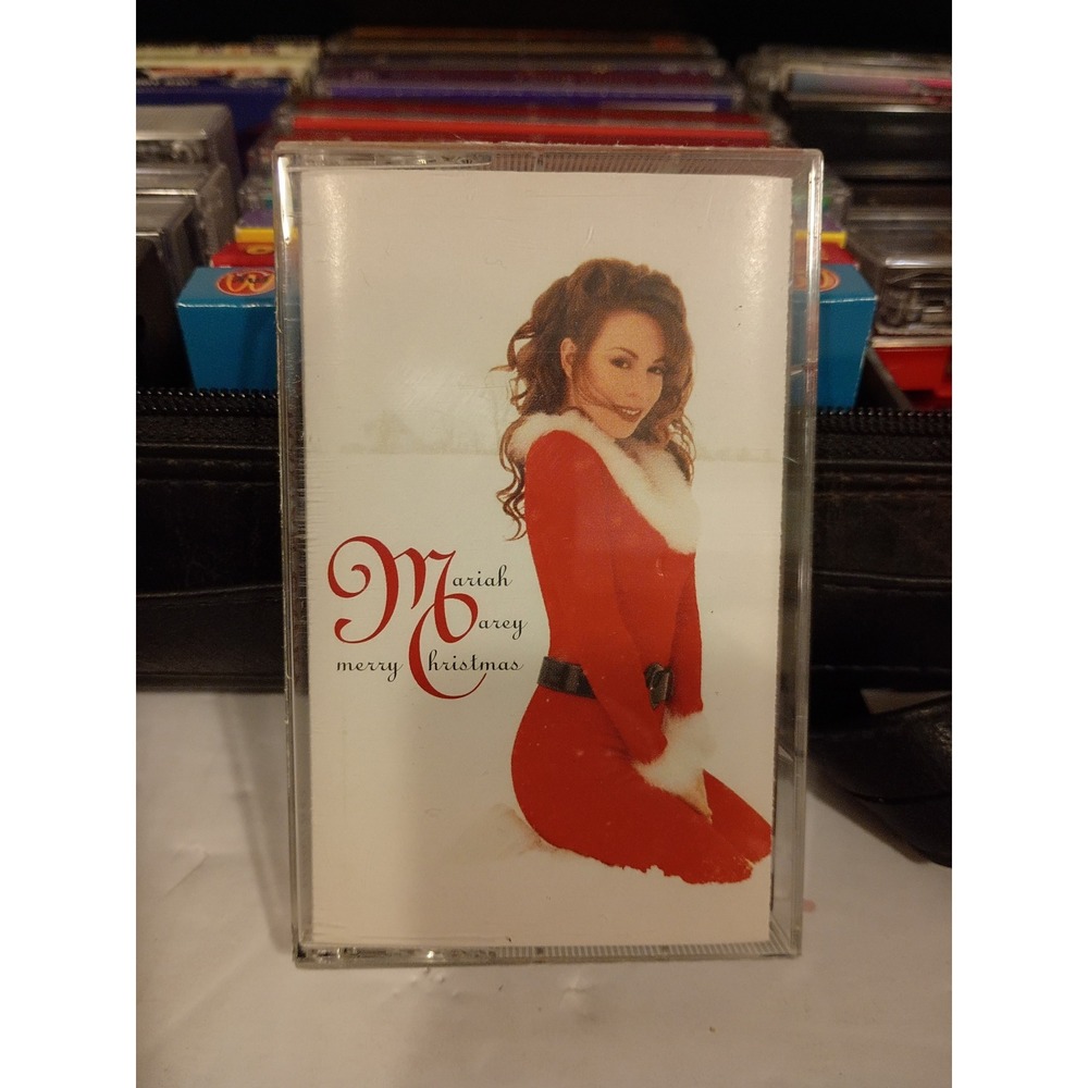 Mariah Carey Merry Christmas Cassette Tape 1994 Columbia CT 64222 Holiday Pop